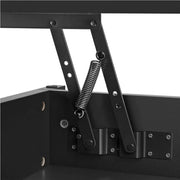 Shaker Design Lift Top Coffee Table w/Storage & 2 Open Shelves by Yaheetech