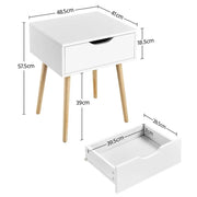 2pcs Brand New Side Table Nightstand Coffee Table by Yaheetech