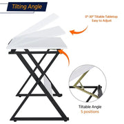 Art Table Computer Desk Drafting Table by Yaheetech