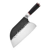 Stainless Steel Forged Steel Head Chef Knife Bone Chopping Knife Butcher Knife Steel color 2pcs by China Dropship
