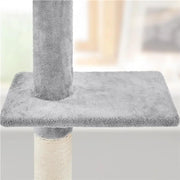 2.3-2.7M Floor-to-Ceiling Cat Tree Adjustable Tall Cat Tower by Yaheetech