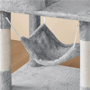Multi-level Cat Tree Large Cat Tower by Yaheetech