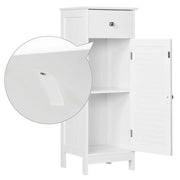Bathroom Kitchen Floor Storage Cabinet by Yaheetech