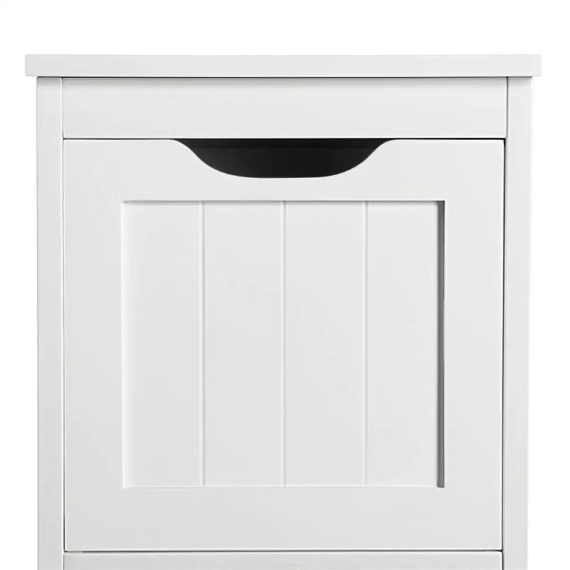 White Bathroom Cabinet 2 Hideaway Drawers 1 Shelf by Yaheetech