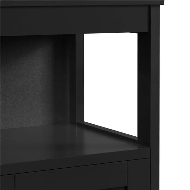 90cm Height Bathroom Floor Cabinet MDF Wooden Storage Organizer by Yaheetech