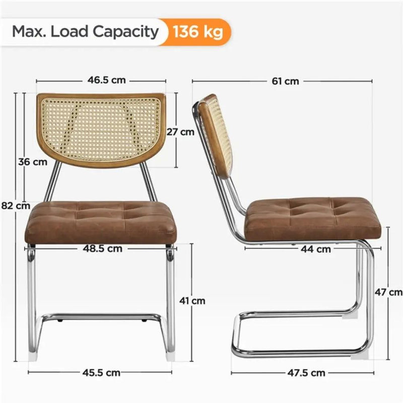 4PCS Mid-Century Modern Dining Chairs by Yaheetech