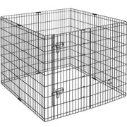 8 Panel Foldable Metal Dog Exercise Pen by Yaheetech
