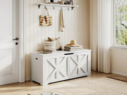 Wooden Storage Chest Storage Bench by Yaheetech