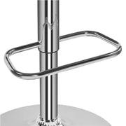 2PCS Adjustable Bar Stool Modern Faux Leather Swivel Bar Chair by Yaheetech