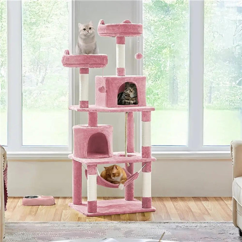 Multi Level Cat Tree Cat Tower Kitten Condo by Yaheetech