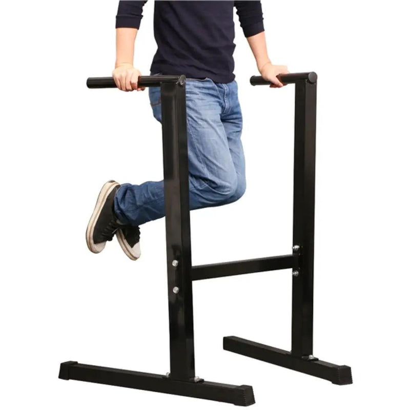 Dip Station Parallel Bar Bicep Triceps Shoulder Home Gym Exercise Machine by Yaheetech