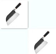 Stainless Steel Forged Steel Head Chef Knife Bone Chopping Knife Butcher Knife Steel color 3pcs by China Dropship