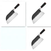 Stainless Steel Forged Steel Head Chef Knife Bone Chopping Knife Butcher Knife Steel color 2pcs by China Dropship