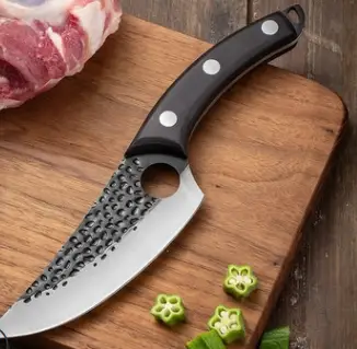 Kitchen Knife Meat Cleaver Slaughtering Butcher Knife Chopping Boning Knife Raw Fish Filleting Cooking Tool C by China Dropship