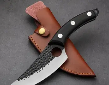 Kitchen Knife Meat Cleaver Slaughtering Butcher Knife Chopping Boning Knife Raw Fish Filleting Cooking Tool G by China Dropship