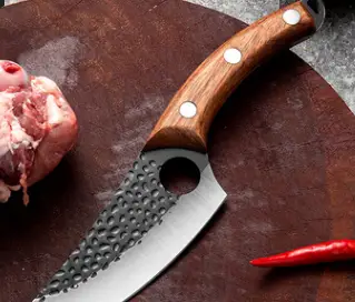 Kitchen Knife Meat Cleaver Slaughtering Butcher Knife Chopping Boning Knife Raw Fish Filleting Cooking Tool D by China Dropship