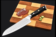 7 Inch German 1.4116 Stainless Steel Kitchen Santoku Chef Knife 7inches by China Dropship