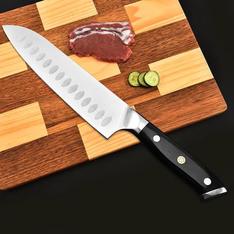 7 Inch German 1.4116 Stainless Steel Kitchen Santoku Chef Knife 7inches by China Dropship