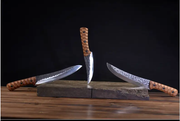 Butcher Knife Razor Three-piece Rosewood Handle As shown by China Dropship
