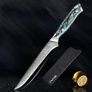 Steel Knife Set Kitchen Knife Chef Knife Japanese Style Santoku Knife 5piece set by China Dropship