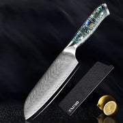 Steel Knife Set Kitchen Knife Chef Knife Japanese Style Santoku Knife Chef s knife by China Dropship