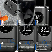 Portable Air Pump Compressor Tyre Inflator 150PSI by salelink.co.nz