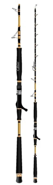 Catch Combo 400g Acid Wrap Jigging Rod With Left Hand JGX7000 Reel Spooled With Braid by Action Outdoors Limited