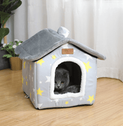 Warm Closed Dog Kennel House for Pets by Action Outdoors Limited