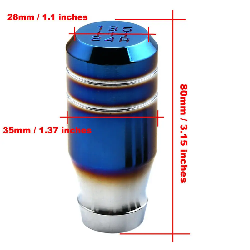 5 Speed Manual Car Gear Shift Knob 8cm by salelink.co.nz