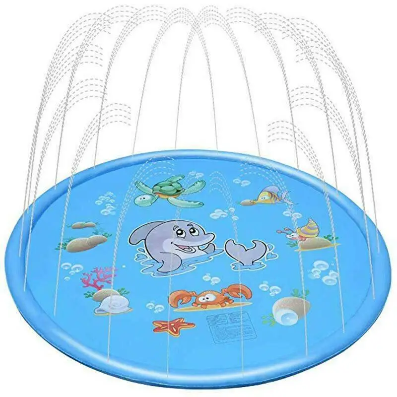 170cm Inflatable Spray Splash Water Mat Outdoor Pool