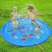 170cm Inflatable Spray Splash Water Mat Outdoor Pool by salelink.co.nz