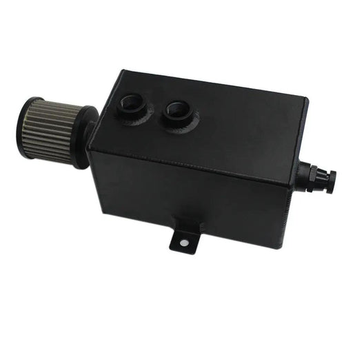 2L Black Aluminum Oil Catch Can by salelink.co.nz
