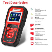 KONNWEI KW850 Professional OBD2 Scanner Auto Code Reader Car Diagnostic Tool Check Engine Light Scan Tool OBD II Cars After 1996 by JBH AUTO PARTS