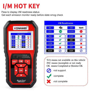 KONNWEI KW850 Professional OBD2 Scanner Auto Code Reader Car Diagnostic Tool Check Engine Light Scan Tool OBD II Cars After 1996 by JBH AUTO PARTS