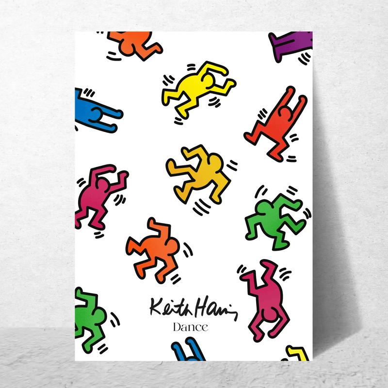 Keith Haring Dance by Blank Wall Print Shop