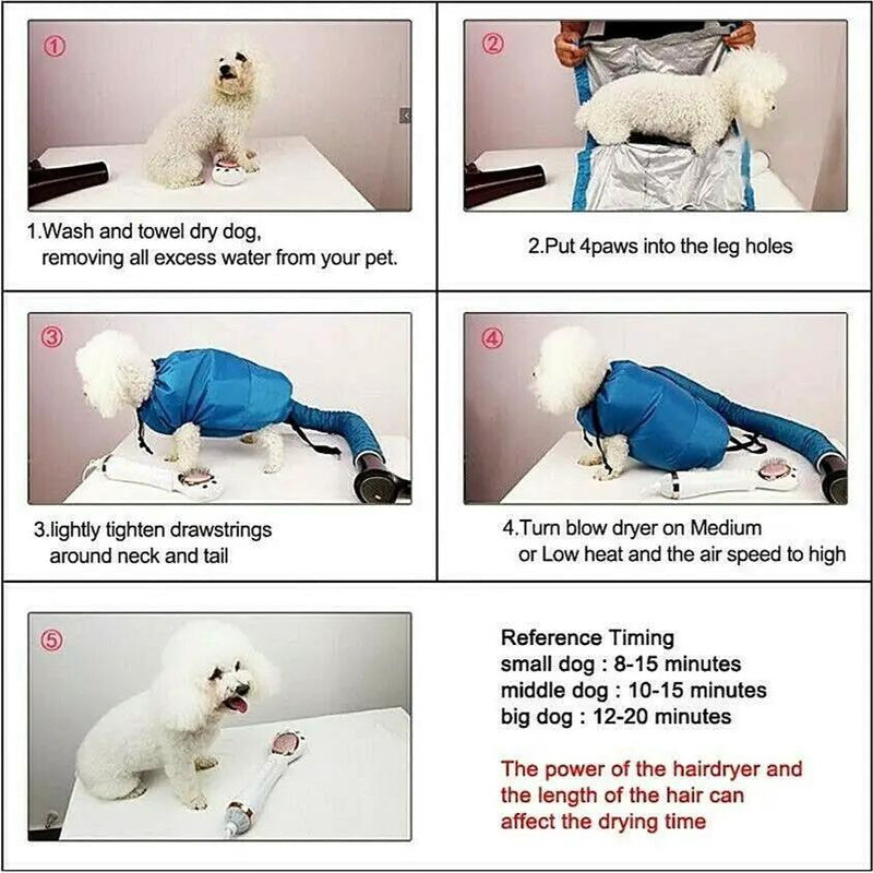Dog Cat Dryer Accessories Suitable for 6-12kg Oxford Cloth for Bath Grooming Drying by salelink.co.nz