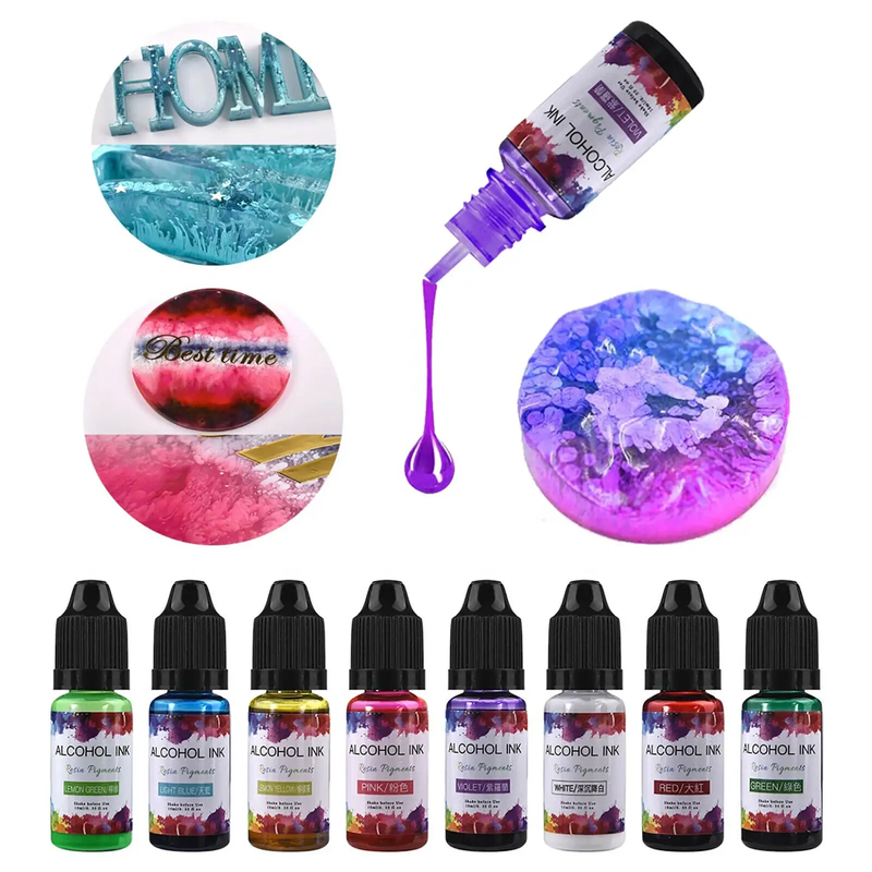24 Bottle Resin Pigment Kit Liquid Dye by salelink.co.nz