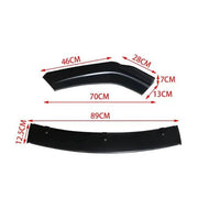 Car Body Spoiler Splitter Kit Front Bumper Lip by salelink.co.nz