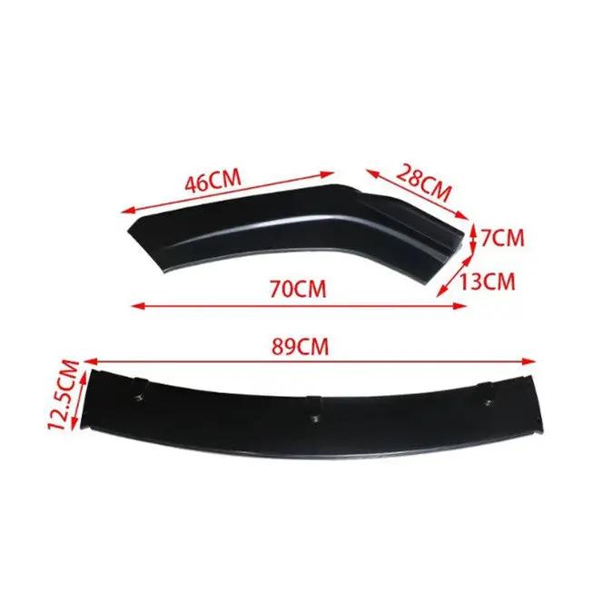 Car Body Spoiler Splitter Kit Front Bumper Lip by salelink.co.nz