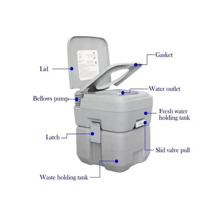 20L Outdoor Portable Toilet Camping Potty Caravan Travel Boating by salelink.co.nz