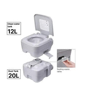20L Outdoor Portable Toilet Camping Potty Caravan Travel Boating by salelink.co.nz