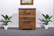 sue-e furniture Bedside Table 'Althea' Walnut Color BedSide Table 'Althea' Walnut Color BedSide Table