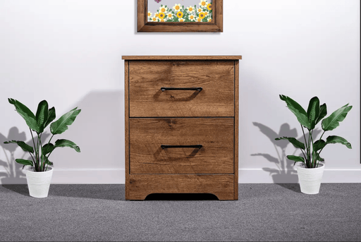 sue-e furniture Bedside Table 'Althea' Walnut Color BedSide Table 'Althea' Walnut Color BedSide Table