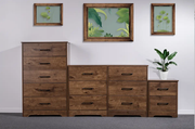 'Althea' Wallnut color Five Drawers by sue-e furniture