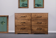 'Althea' Walnut Color Low Boy by sue-e furniture