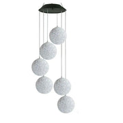 Hanging Wind Chimes Solar Powered LED Light Colour Changing Garden Outdoor Decor by salelink.co.nz
