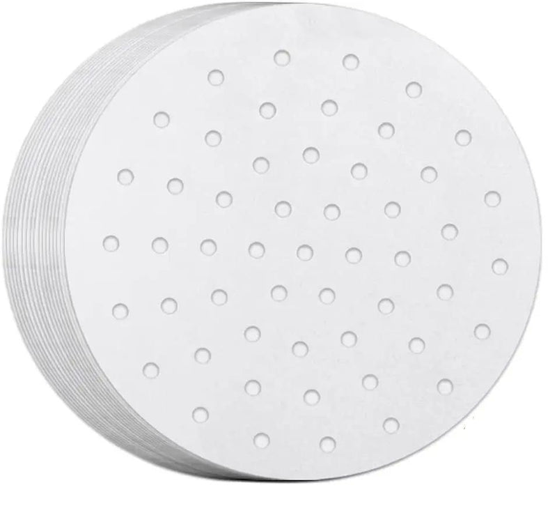 200pcs Air Fryer Liners Perforated Parchment Paper by salelink.co.nz
