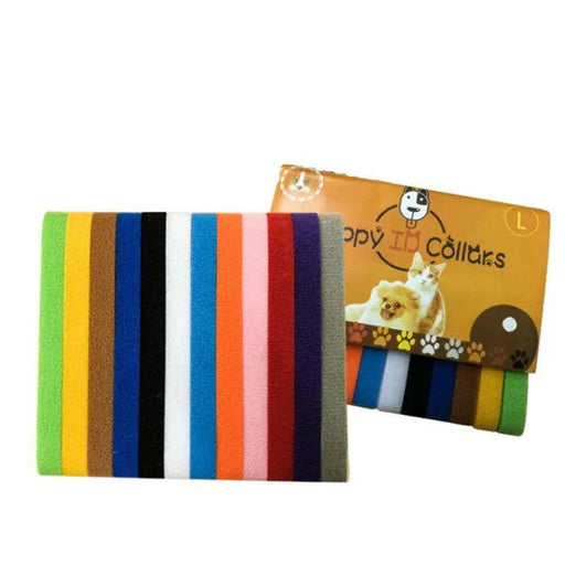 12 Colours Pet Whelping ID Collar Bands by salelink.co.nz