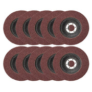 50Pcs Abrasive 5'' 125MM Metal Sanding Flap Disc Angle Grinder 80 Grit by salelink.co.nz