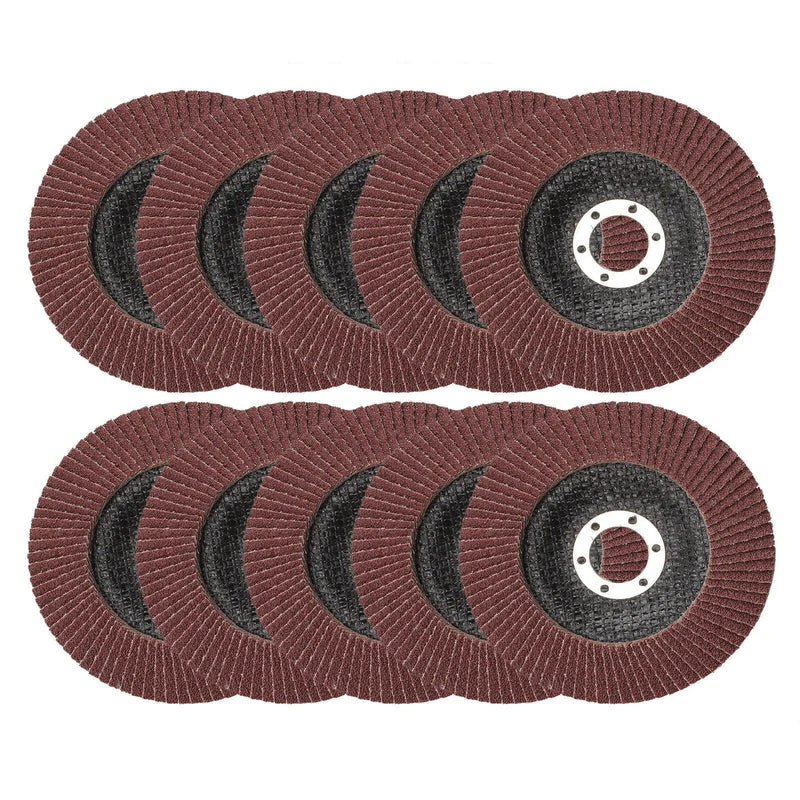 50Pcs Abrasive 5'' 125MM Metal Sanding Flap Disc Angle Grinder 80 Grit by salelink.co.nz